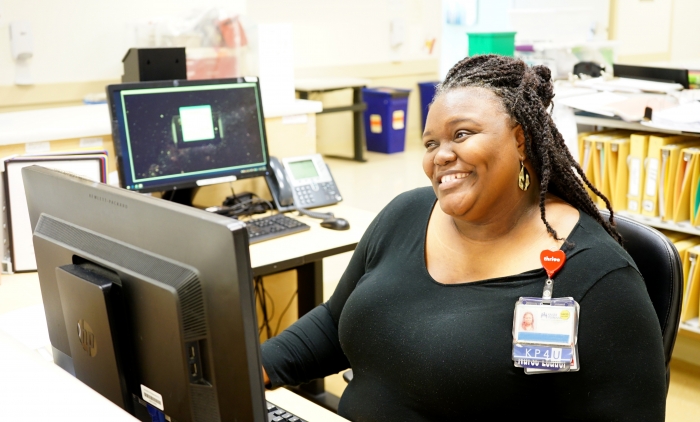 As nursing manager, Norman makes sure her staff and patients stay safe. Courtesy of Kaiser West Los Angeles