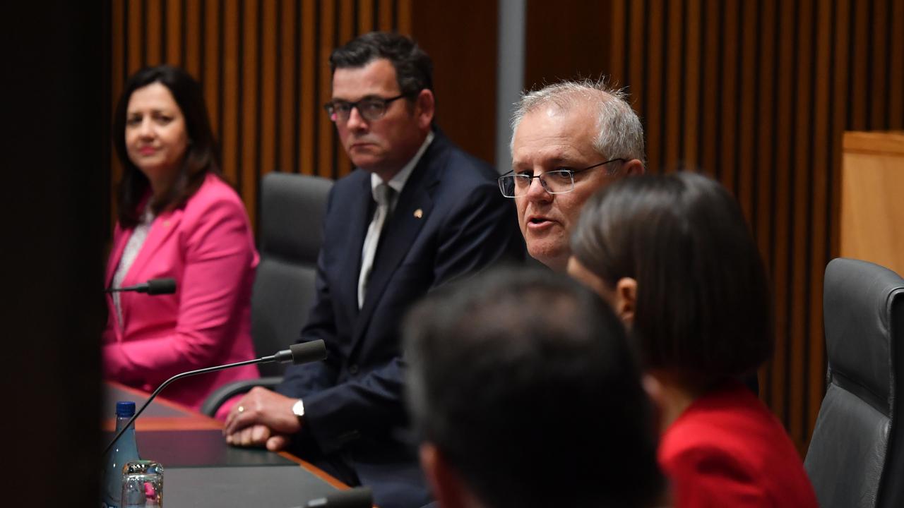 Scott Morrison and state and territory leaders will discuss how to fund the COVID relief scheme.