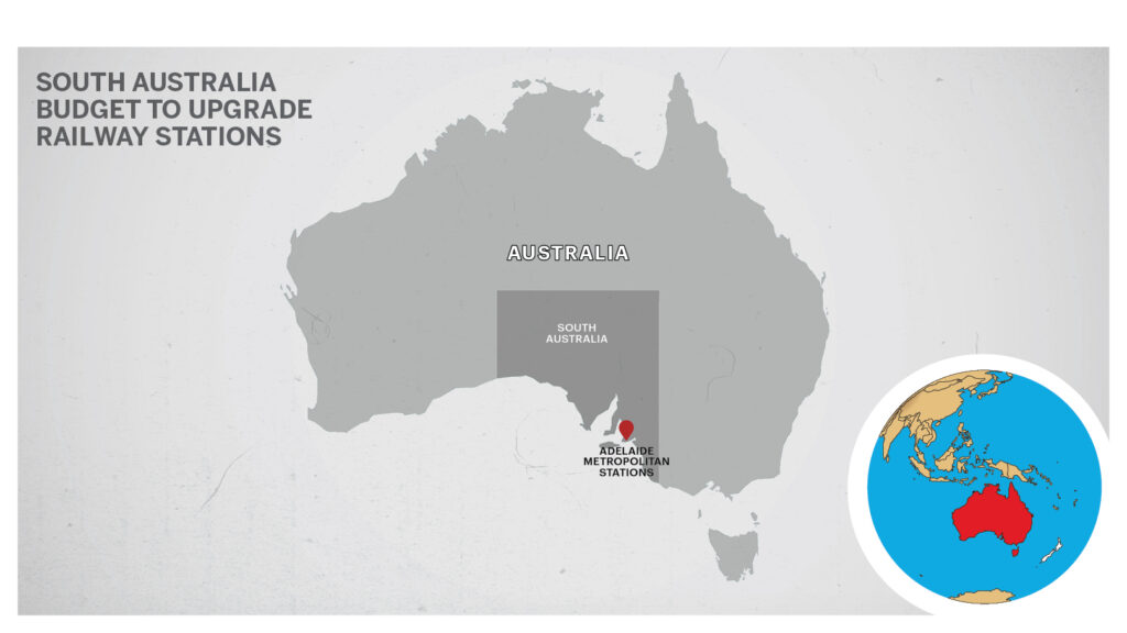 Map of Adelaide Australia