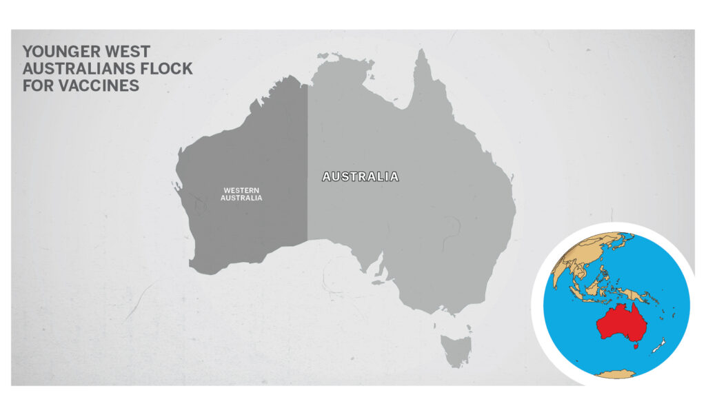 Map of Western Australia.