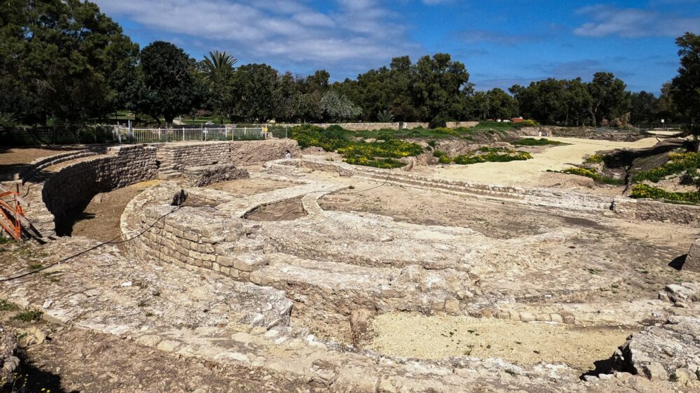 The Basilica and Odeon Complex in Tel Ashkelon National Park. (Yaniv Cohen/Israel Nature and Parks Authority)