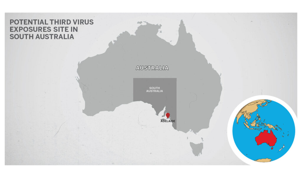 Map of Adelaide Australia