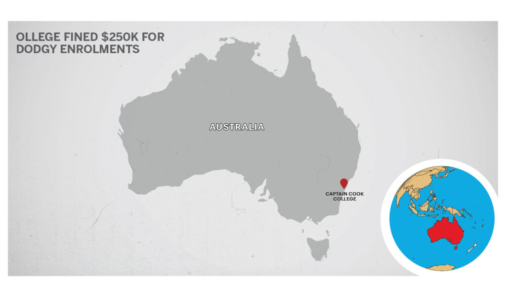 Map of Captain Cook College