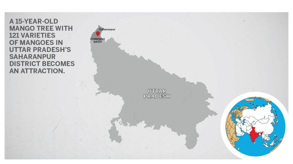 Map of Company Bagh Uttar Pradesh