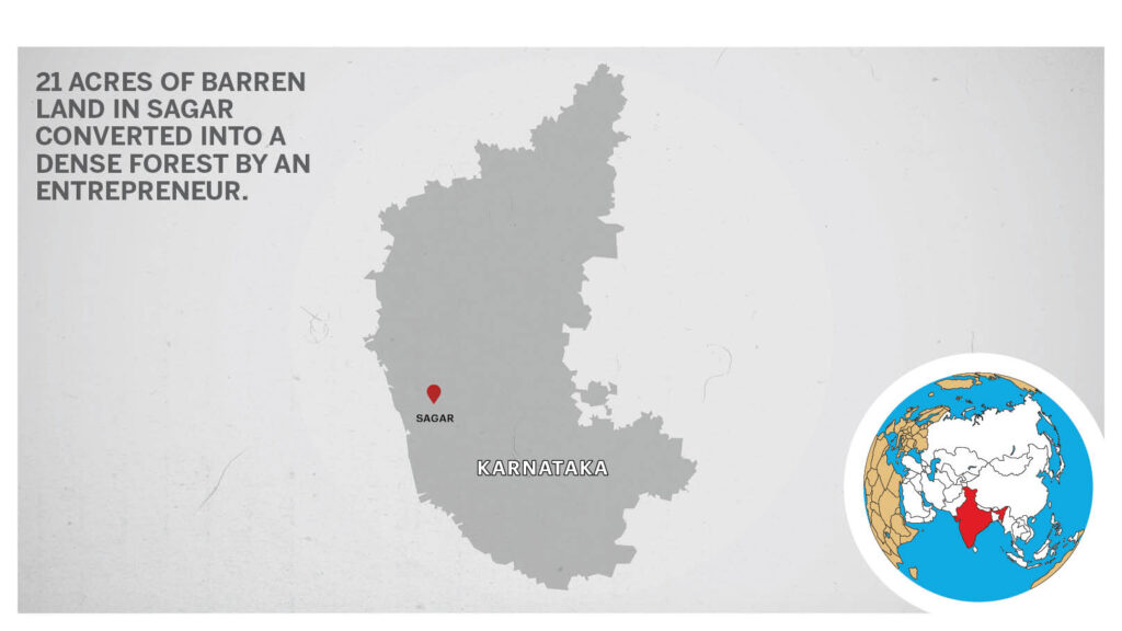 Map of Sagar Karnataka