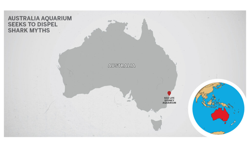 Map of Sea Life Sydney Aquarium