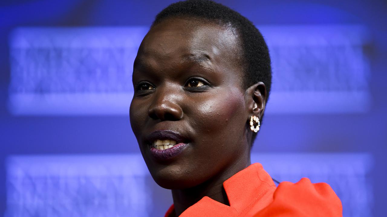 Nyadol Nyuon says refugee and migrant women are vulnerable to abuse and coercion over visa status.