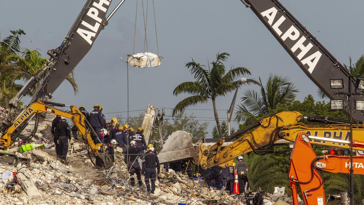 US authorities have confirmed an Australian man and his wife died in the Florida building collapse.