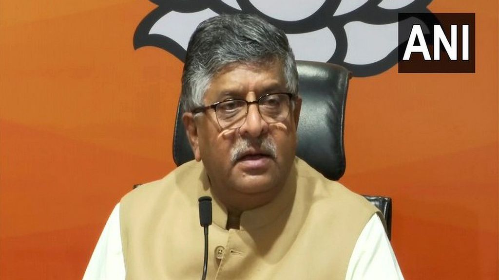 BJP leader Ravi Shankar Prasad. (ANI)