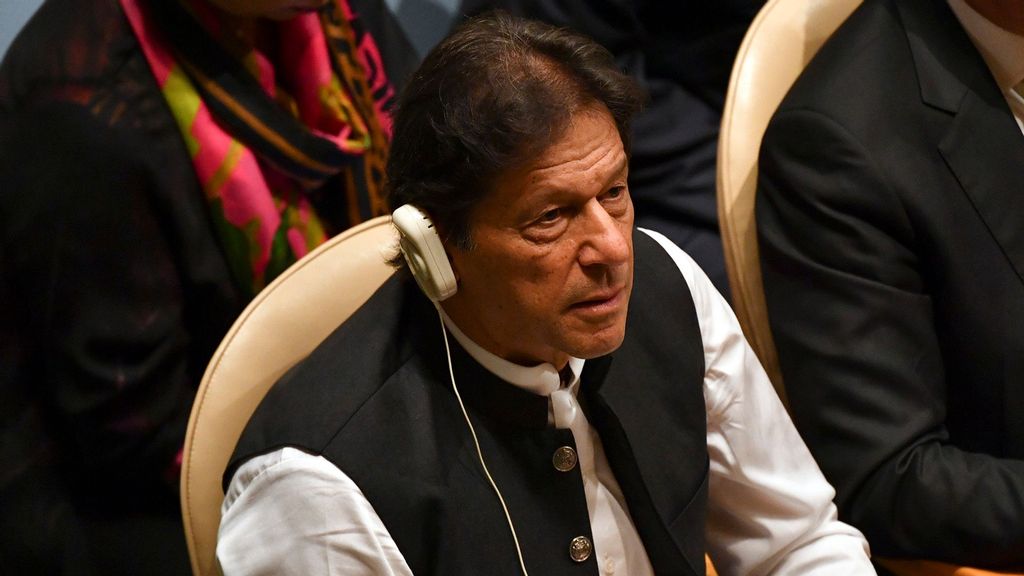 The Taliban are not some military outfits but normal civilians, said Pakistan Prime Minister Imran Khan, asking how the country is supposed to hunt them down when it has three million Afghan refugees at the border. (Mick Tsikas/AAP Image)