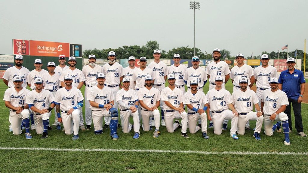 Team Israel on a pre-Olympic tour in the United States, July 2021. (Margo Sugarman)