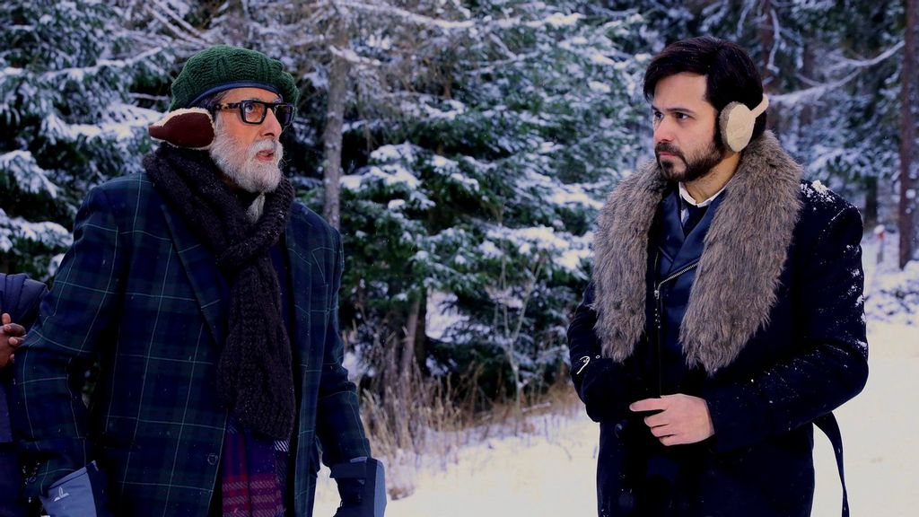 Amitabh Bachchan and Emraan Hashmi in Chehre. (Emraan Hashmi @emraanhashmi/Twitter)