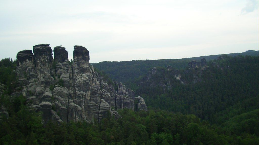 Fingers of the Elbes in Saxon Switzerland national park in Saxony, Germany. (Shivya Nath/Creative Commons)