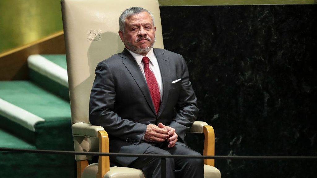 Jordanian King Abdullah II at the U.N. General Assembly in New York City in September 2019. (Drew Angerer/Getty Images)