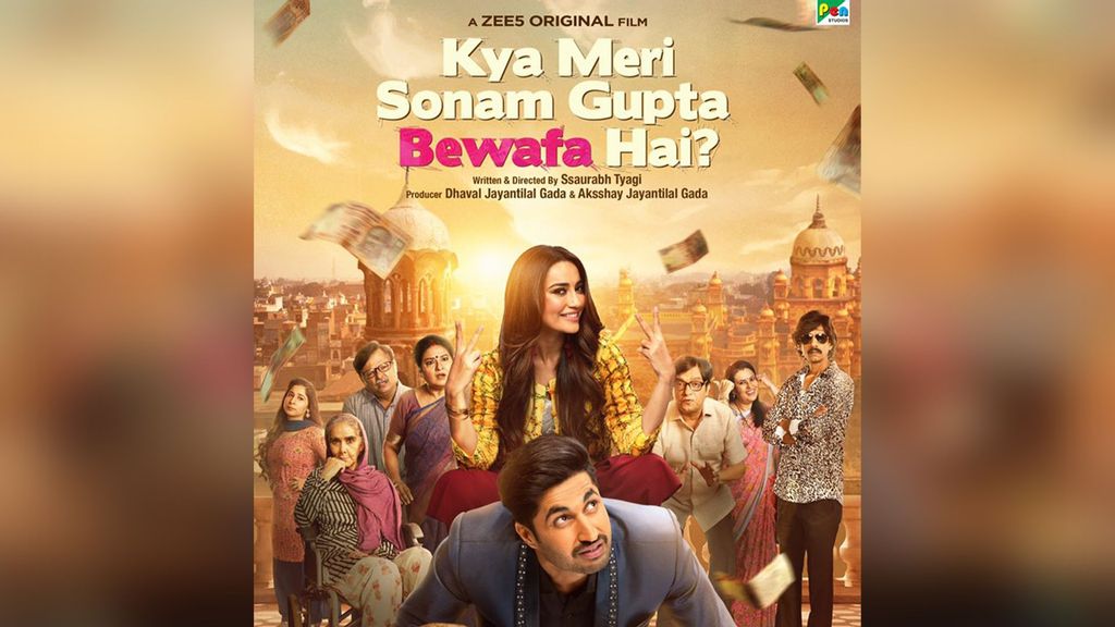 The makers of the romantic-comedy 'Kya Meri Sonam Gupta Bewafa Hai?' have unveiled the film's trailer. (ZEE5, @ZEE5India/Twitter)