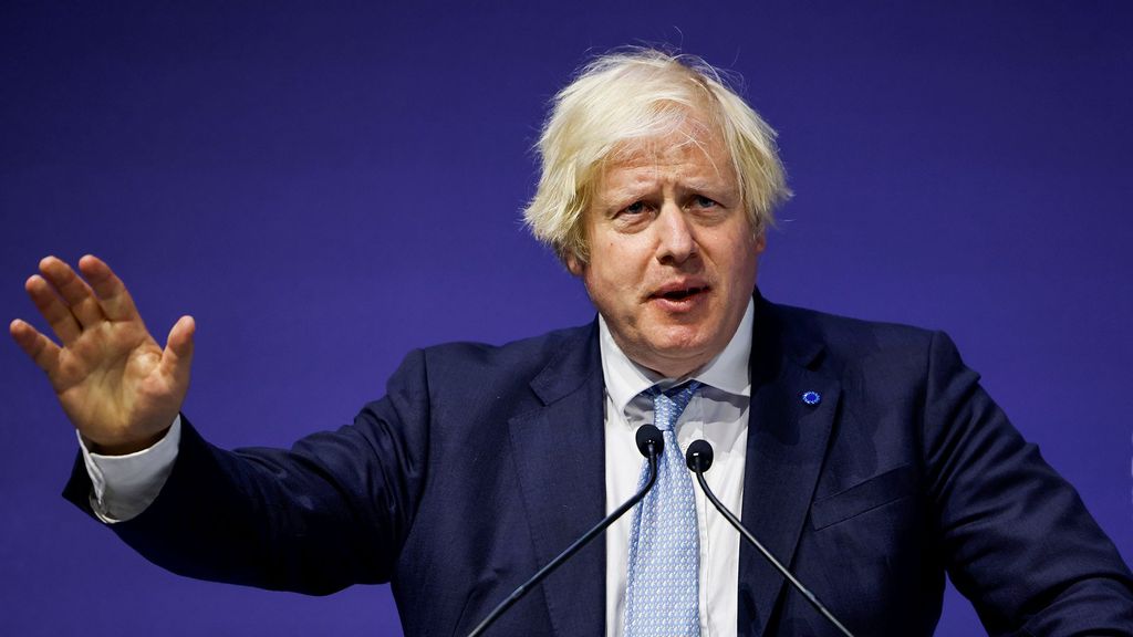 UK Prime Minister Boris Johnson chaired the G7 leaders' meeting on Tuesday and urged the member countries to continue to stand by the Afghan people and step-up support for refugees and increase humanitarian aid. (Tolga Akmen - WPA Pool/Getty Images)