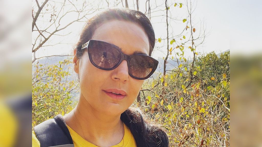 Actor Preity Zinta took a moment to relive her childhood memories by visiting her family farm in Shimla, Himachal Pradesh. (Preity G Zinta, @realpz/Instagram)