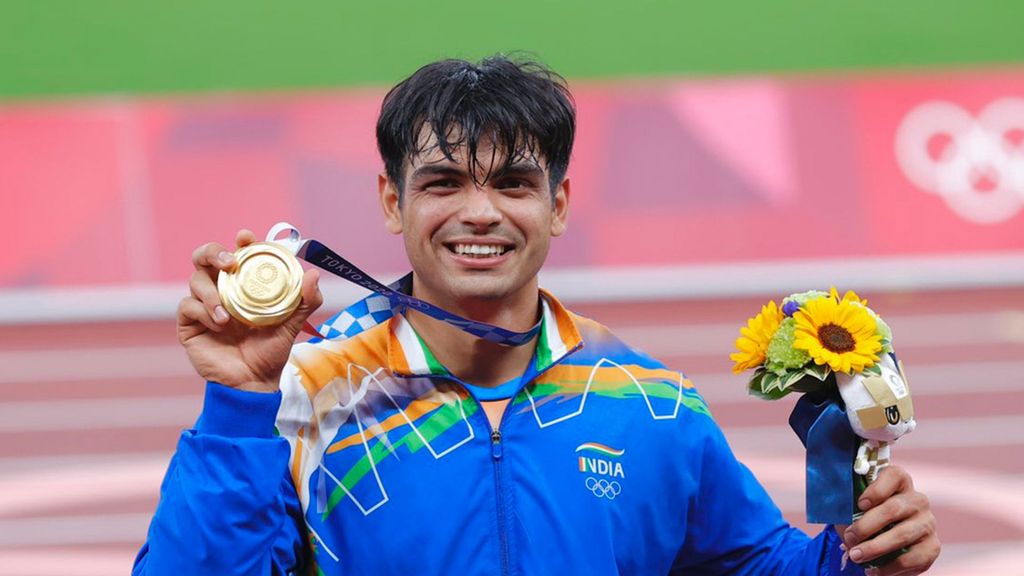 Neeraj Chopra created history on August 7 as he became the first from the country to win a gold in track and field in the Olympics. (Neeraj Chopra, @Neeraj_chopra1/Twitter)