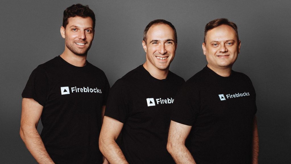 Fireblocks founders Michael Shaulov, Idan Ofrat and Pavel Berengoltz. (Photo by Yuliya Nar)