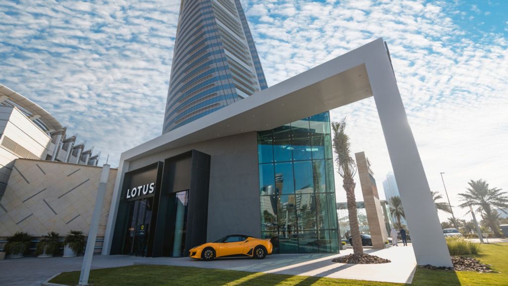 Lotus will feature its exotic and pricey supercars at its new showroom in the Moda Mall iin the Bahrain World Trade Center in Manama. (Lotus/Zenger)