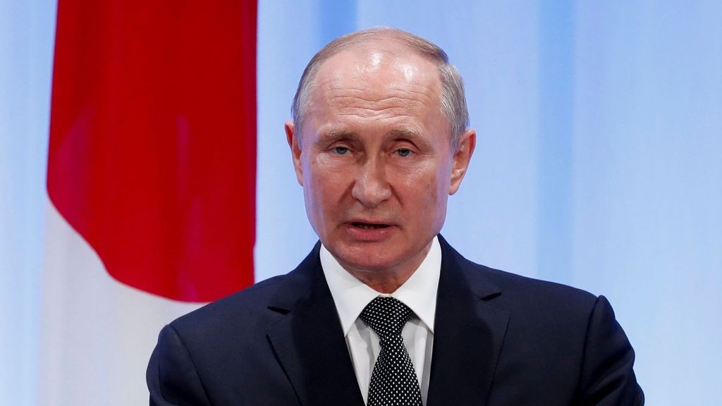 Russian President Vladimir Putin on Tuesday said that Moscow will not interfere in Afghanistan's domestic affairs after the Taliban took over the war-torn country last week. (Kim Kyung-Hoon - Pool/Getty Images)