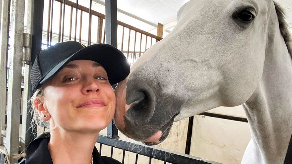 Hollywood actor Kaley Cuoco recently ripped a German modern pentathlon coach who came under fire for punching a horse at the Tokyo Olympics 2020. (Kaley Cuoco, @kaleycuoco/Instagram)