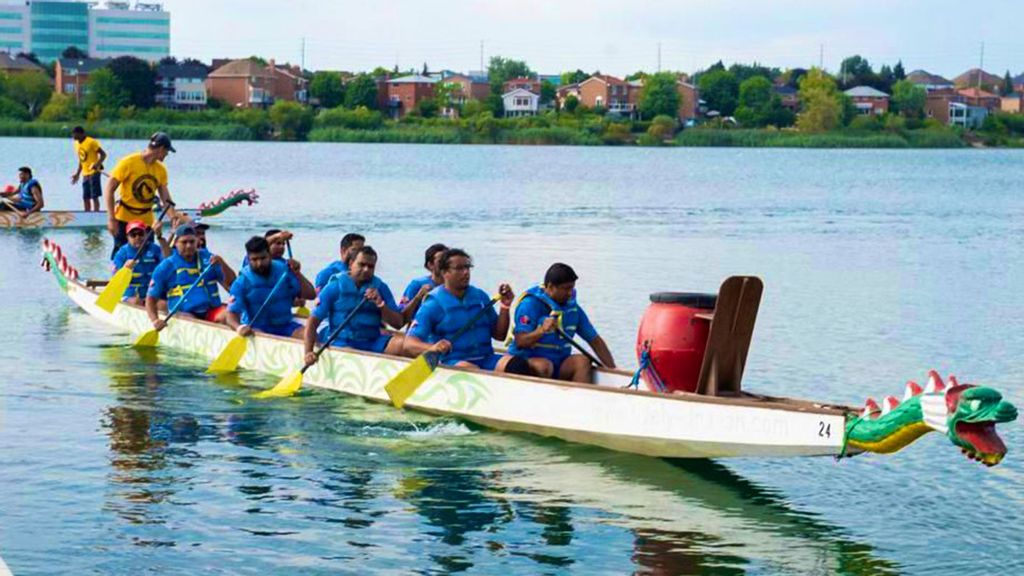 Brampton Boat Race is one of the only such events that hosts the traditional Vallamkali (boat race) in the whole of North America, according to the Brampton Malayalee Samajam. (IndiainToronto, @IndiainToronto/Twitter)