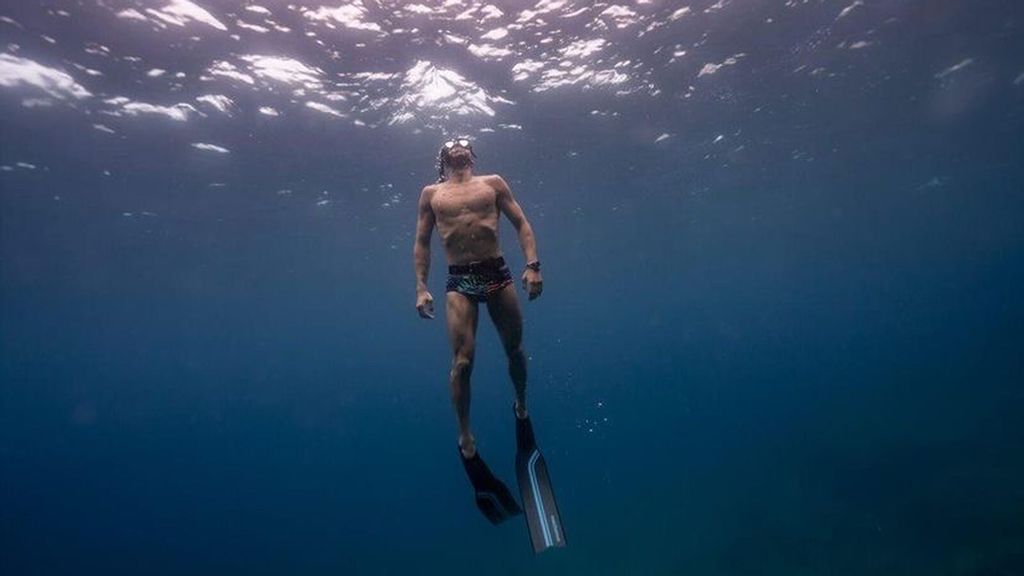 Freediver Petar Klovar is a national record-holder in his native Croatia. (@petar_klovar/Zenger)