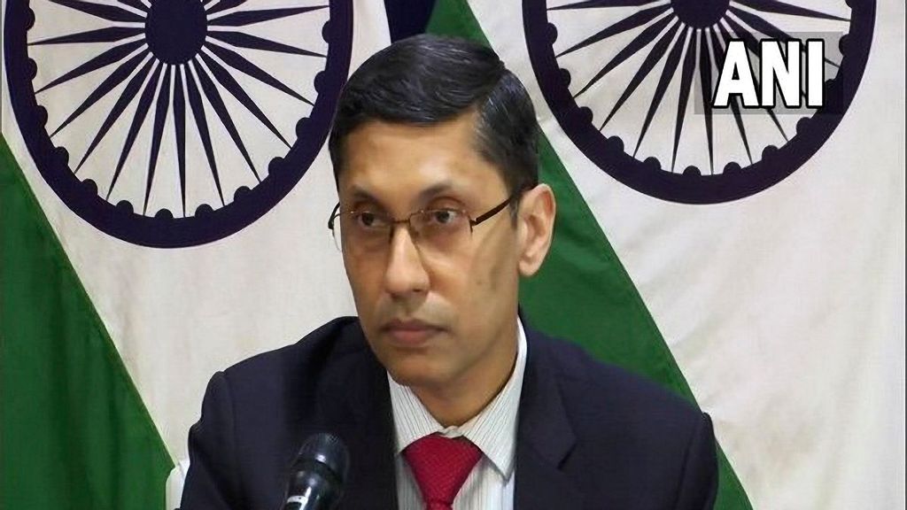 MEA spokesperson Arindam Bagchi. (ANI)