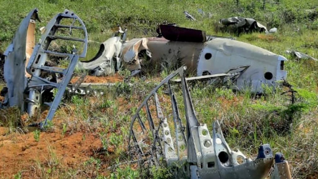 A Russian bomber missing since 1950 has been discovered on Sakhalin Island, Russia. (@aviapoisk_dfo/Zenger)