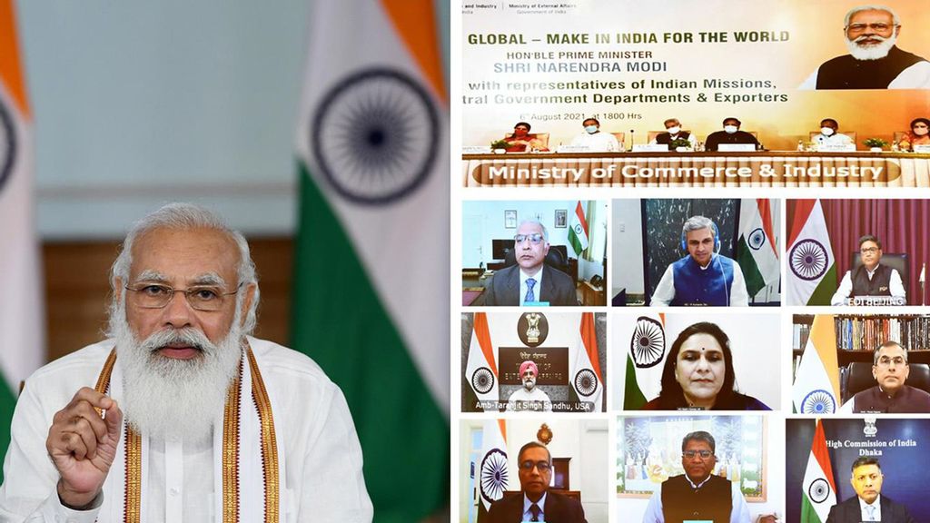 Prime Minister Narendra Modi on Friday urged the stakeholders in the trade and commerce sector to put all their efforts to take advantage of the new opportunities created by the changes in the global supply chain in the post-Covid global world. (Press Information Bureau)