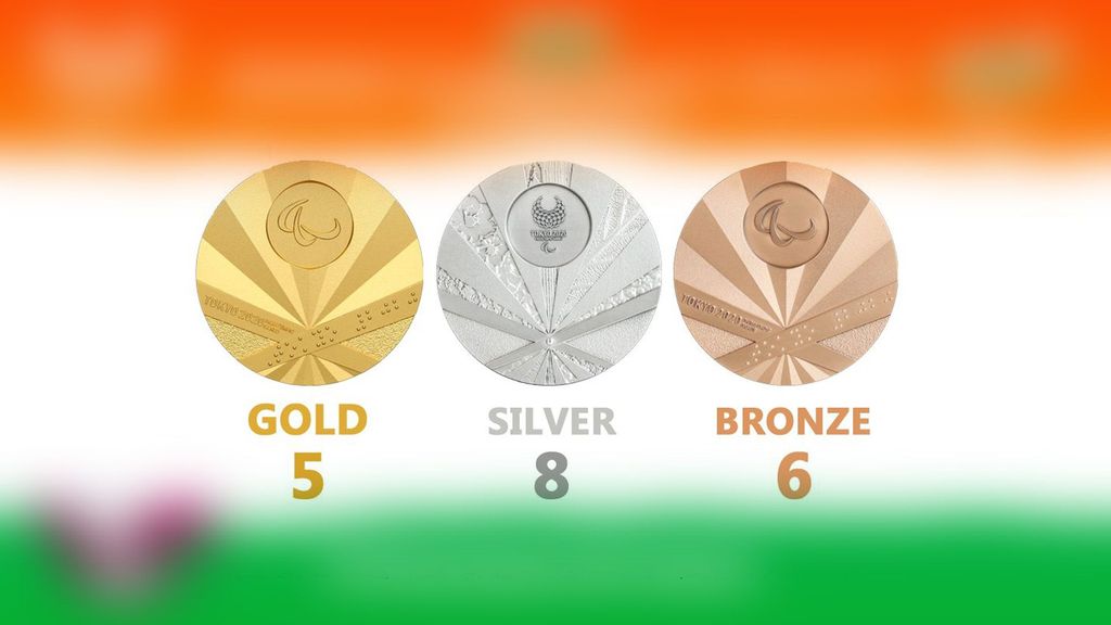 India ended their journey at the Tokyo Paralympic Games 2020 with an all-time high position securing a total of 19 medals. (Paralympic India, @ParalympicIndia/Twitter)