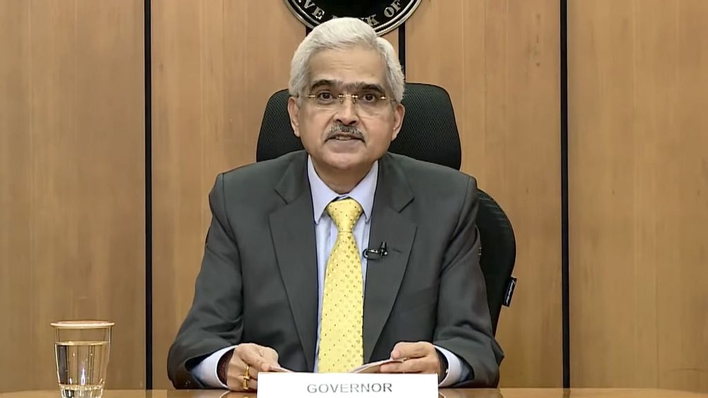 Reserve Bank of India (RBI) Governor Shaktikanta Das on Tuesday warned that the global economy is not yet out of the woods amid the ongoing COVID-19 pandemic. (Reserve Bank of India/Youtube)